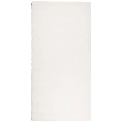 Afbeelding van Vloerkleed shaggy hoogpolig modern 100x200 cm crèmekleurig
