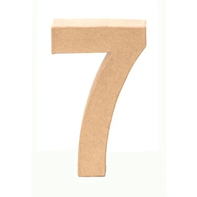 Afbeelding van GLOREX 6 2029 137 Karton nummer 7, van bruin karton, ca. 17,5 X 5,5 cm, om te beschilderen en op plakken, voor servettentechniek Décopatch, als decoratie