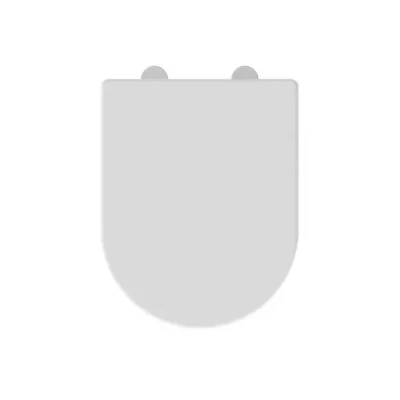 Afbeelding van Toiletzitting Allibert Kobeo 36x4,5x47 cm Soft Close Glanzend Wit