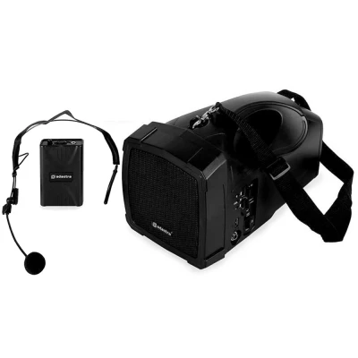 Afbeelding van Adastra H25B draagbaar PA systeem met bleutooth en headset 50W