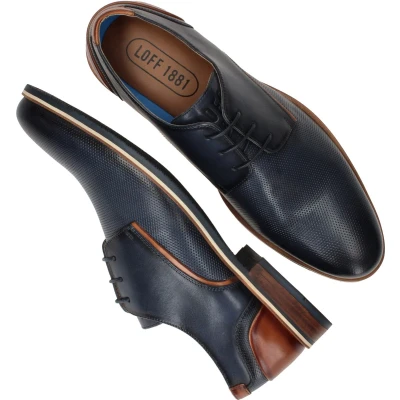 Afbeelding van LOFF 1881 Veterschoenen Heren Blauw