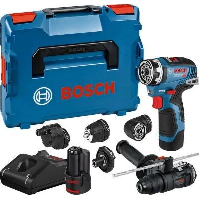 Afbeelding van Bosch Blauw GSR 12V 35 FC Accu Schroefboormachine Set 2 x 3.0 Ah + Snellader In L Boxx 102 06019H3008