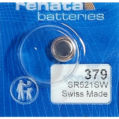 Afbeelding van Renata 379 SR521SW Pile bouton à oxyde d&#039;argent pour montre 1,55 V