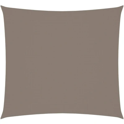 Afbeelding van vidaXL Zonnescherm vierkant 5x5 m oxford stof taupe