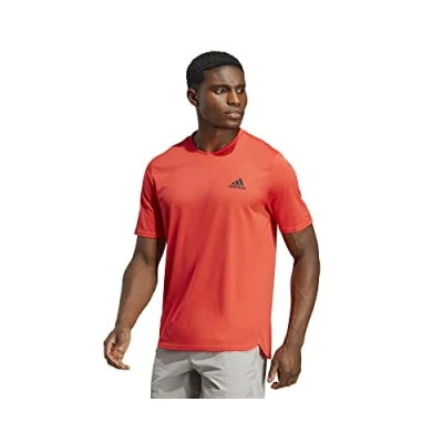 Afbeelding van adidas Performance Strength Tshirt Sport Tshirt, Heren, Maat: Small, Rotschwarz