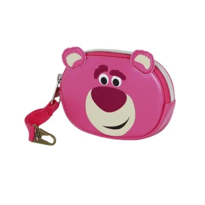 Afbeelding van Disney Toy Story Lotso Huggin Bear Pill muntenportemonnee, roze, 12 x 8,5 cm, Roze Story, Eén maat, Pil Portemonnee