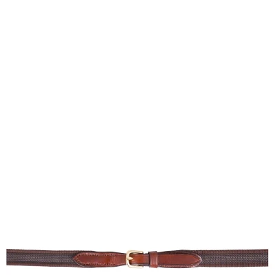 Afbeelding van BR linnen antislip teugels Full Tobacco Goud Bruin