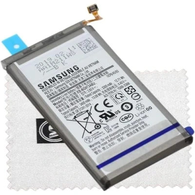 Afbeelding van Originele Samsung EB BG973ABU batterij voor Galaxy S10 (G973F) met reinigingsdoek Shlok