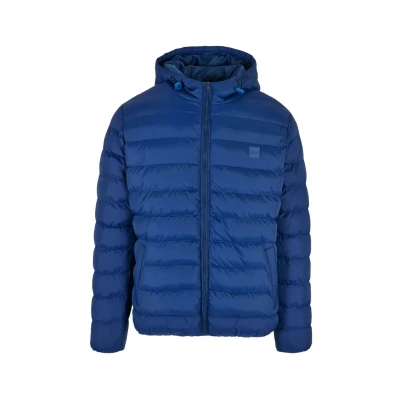 Afbeelding van Urban Classics Basic Bubble Winterjas, Heren, Maat: Small, Spaceblue
