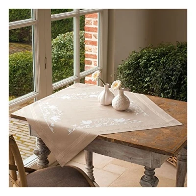 Afbeelding van Vervaco borduren tafelkleed Vogels 0013116