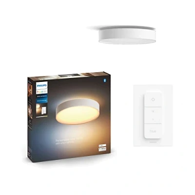 Afbeelding van Philips Lighting Hue LED plafondspots 4116131P6 Enrave vast ingebouwd 48 W Warmwit tot koudwit