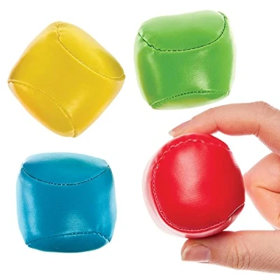 Afbeelding van Baker Ross FX875 Regenboogkleuren Mini Zachte Ballen Set van 6, feestzakvullers voor Kinderen