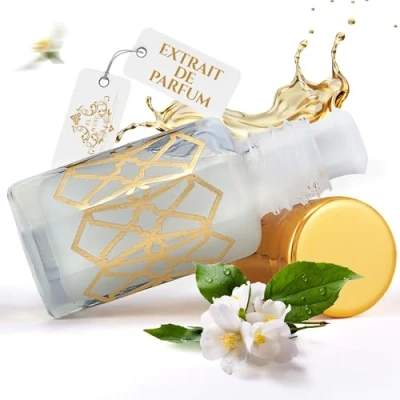 Afbeelding van El Musc Musk Tahara Choco 6 ml parfumolie witte muskus Misk geur voor heren en dames