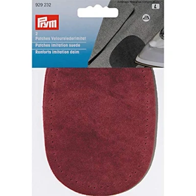 Afbeelding van PRYM imitatie suède, patches, grijs/blauw/zwart