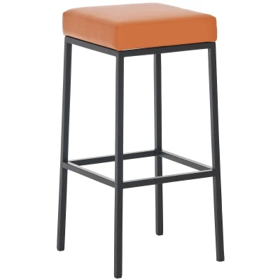Afbeelding van Barkruk Helsinki Kunstleer B80, Oranje