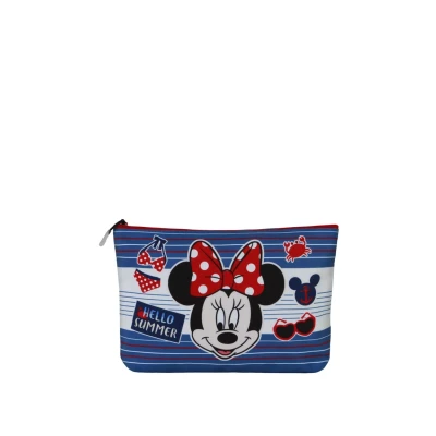 Afbeelding van Disney Minnie Mouse Summer Soleil Toilettas, blauw, 30 x 22 cm, Blauwe Mouse, Eén maat, Toilettas
