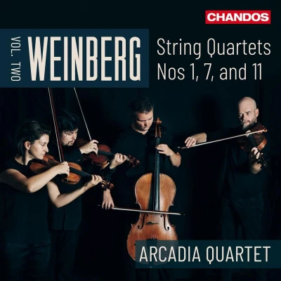 Afbeelding van Arcadia Quartet Weinberg: String Quartets Nos. 1, 7 &amp; 11 (CD)