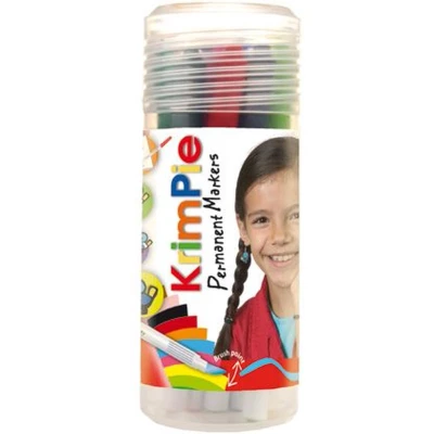 Afbeelding van Collall Krimpie Permanent markers assorti 12 kleuren 1 PK COLPTS90