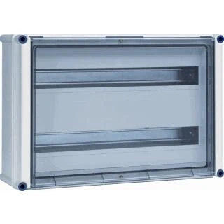 Afbeelding van Eaton groepenkast met scharnier deksel en 2x din rail leeg 2x2 open 360x540 1864833
