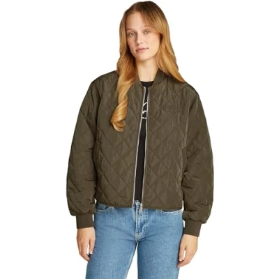 Afbeelding van Calvin Klein Jeans Dames LW QUILTED JACKET J20J224701 Andere jassen, Grijs (asfalt), L, (Tarmac), L