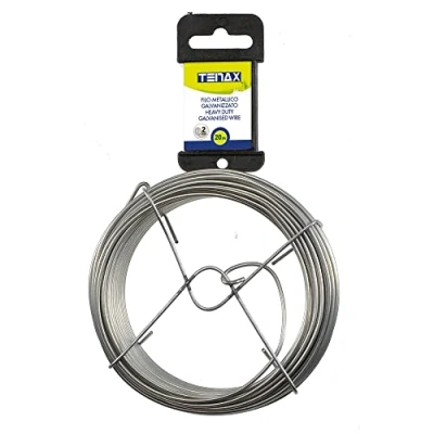 Afbeelding van tenax ijzerdraad, verzinkt, zilver, lengte 20 m, diameter 2 mm