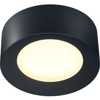 Afbeelding van Slv fera 25 cl dali indoor led plafondopbouwarmatuur zwart 1002968