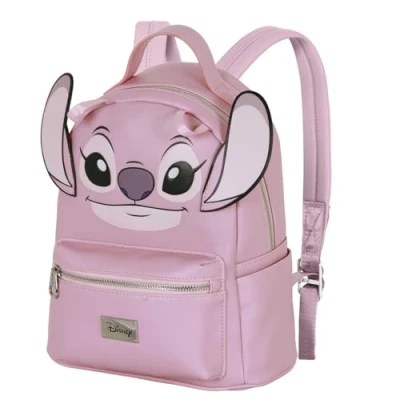 Afbeelding van Rugzak, Schooltas voor Kinderen Lilo and Stitch &#039;Angel&#039; Roze (24,5x29,15 cm)