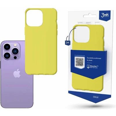 Afbeelding van Apple iPhone 14 Pro 3mk Matt Case lime