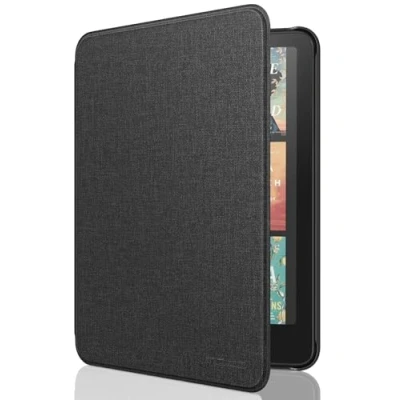Afbeelding van MoKo Case for All new 7&quot; Kindle Paperwhite (12th Generation 2024) and Colorsoft Signature Edition 2024, Lightweight Shell Cover with Auto Wake/Sleep Black