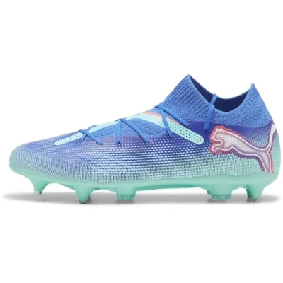 Afbeelding van Puma Future 7 PRO MXSG Voetbalschoenen met metalen noppen, Heren, Maat: 40.5, Bluemazing/white/electric peppermint Textiel/ synthetisch
