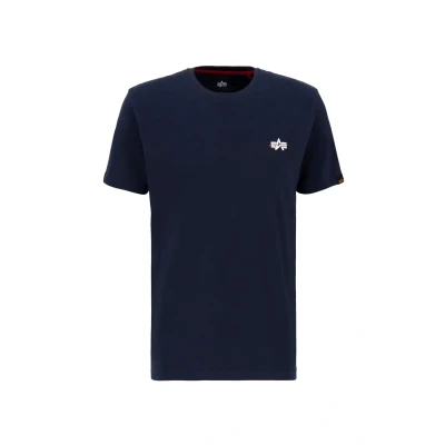 Afbeelding van Alpha Industries Signature PUFF Tshirt print, Heren, Maat: Small, Rep blue