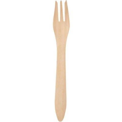 Afbeelding van Duni Berkenhouten Vorken 19 cm 10 Stuks