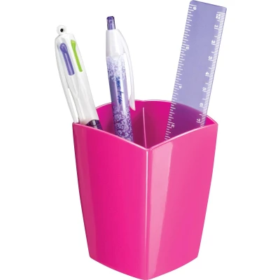 Afbeelding van 12x Gloss by CEP potloodbakje met 2 vakken, roze