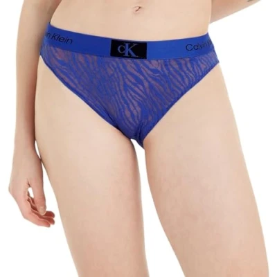 Afbeelding van Calvin Klein Dames bikini met hoge taille, blauw (Dazzling Blue), L, Dazzling Blauw, L