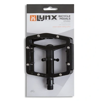 Afbeelding van Lynx platformpedalen BMX/MTB 9/16 inch zwart