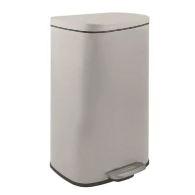 Afbeelding van Spirella SP2705 vuilnisbak met 30 liter voor keuken, softclose, binnenuitrusting van kunststof pedaal, taupe