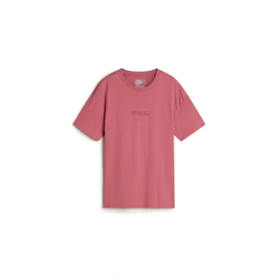 Afbeelding van Vans Essential Tshirt basic, Dames, Maat: 34, Medium pink