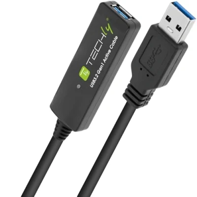 Afbeelding van Techly ICUR30100G USB kabel 10 m