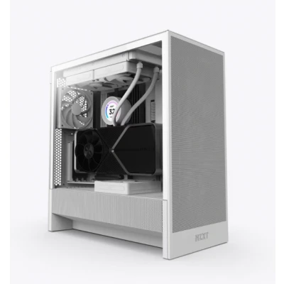 Afbeelding van NZXT H5 Flow (2024) wit Midtowermodel ATX
