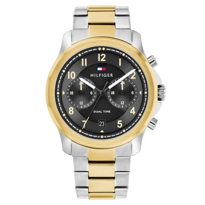 Afbeelding van Tommy Hilfiger TH1710627 Wesley horloge inStock GoudkleurZilverkleur