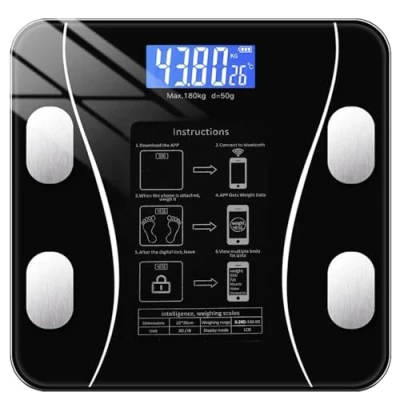 Afbeelding van LCD bathroom scale analytical Ruhhy