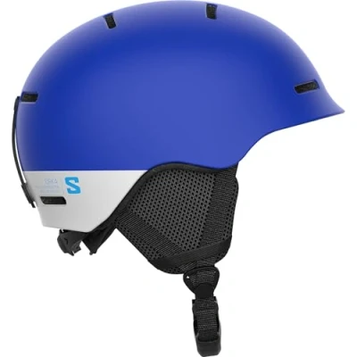 Afbeelding van Salomon Orka Kinderhelm Ski Snowboarden, Gemakkelijk aan te passen pasvorm, Lichtgewicht, Blauw, KM 5356