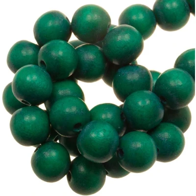 Afbeelding van Houten Kralen Vintage Look (6 mm) Malachite (140 stuks)