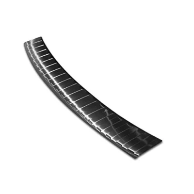 Afbeelding van Avisa Zwart RVS Achterbumperprotector passend voor BMW 5 Serie F11 Touring 2010 &#039;Ribs&#039;