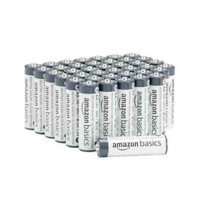 Afbeelding van Amazon Basics AA Industrie Alkaline Batterijen, 40 Stuk