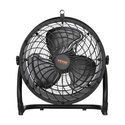 Afbeelding van VEVOR 14 inch vloerventilator, 3 snelheden, 360 verstelbare kanteling, industriële ventilator met hoge snelheid