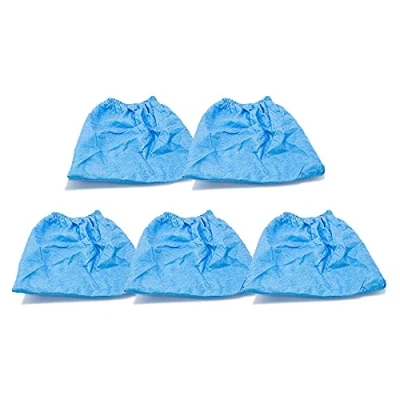 Afbeelding van 5 x textielfilter, stoffilter, PNTS, motorfilter, zak, blauw, uitwasbaar, voor nat en droog zuiger, ketelzuiger, geschikt Parkside PNTS 1300, A1, B2, C3, 1400, B1, C1, D1, E2