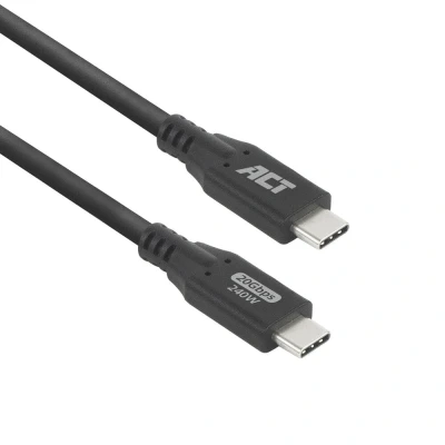 Afbeelding van ACT USB4 20Gbps 240W USB Type C kabel, 0,5 meter