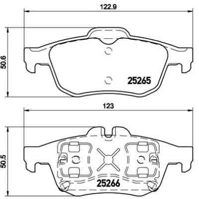 Afbeelding van Brembo Remblokset P 68 057