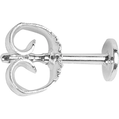 Afbeelding van Oorstekers, l: 13 mm, sterling zilver, SS, 10 stuks